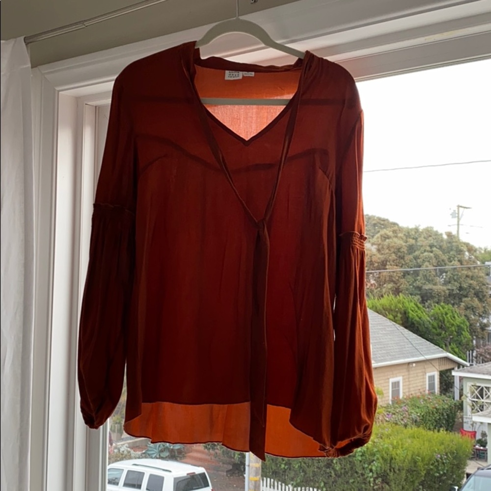Long sleeve blouse
